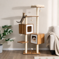 Árbol Para Gatos Con 2 Condominios Y Cojines Lavables